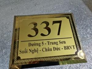 BẢNG, BIỂN TÊN CÔNG TY INOX